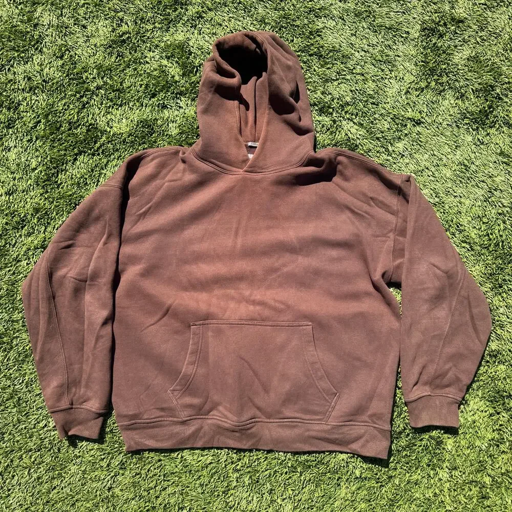 Brown Abercrombie Hoodie Men's L